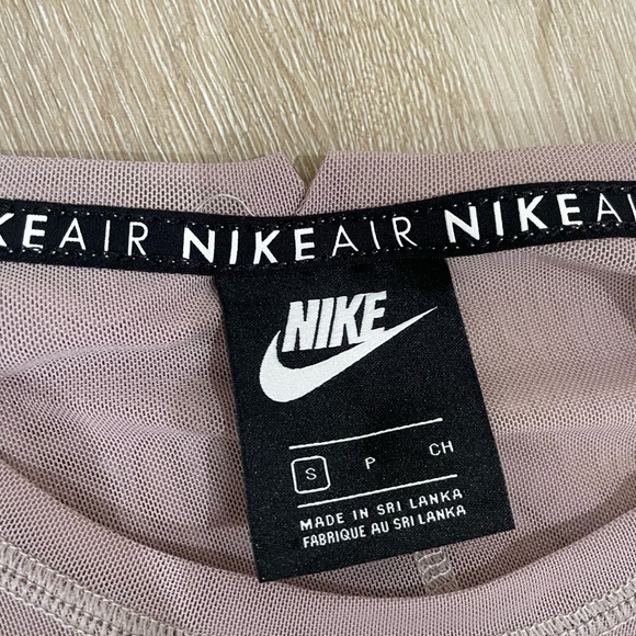 Nike Air Women's Sheer Long Sleeve Mesh Bodysuit Size Small - Picture 7 of 9